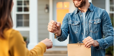 Keys to new house