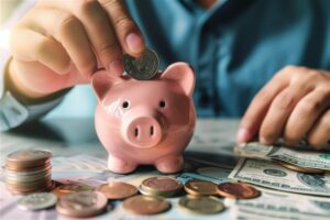 Down Payment Myths Coins in Piggy Bank